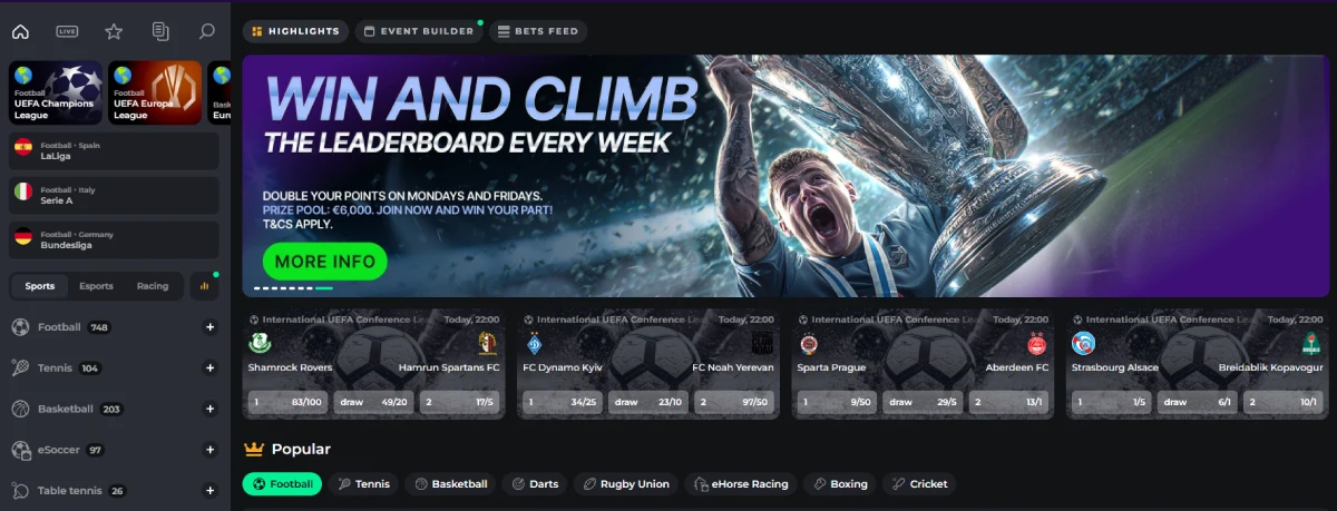 gambloria casino sport betting